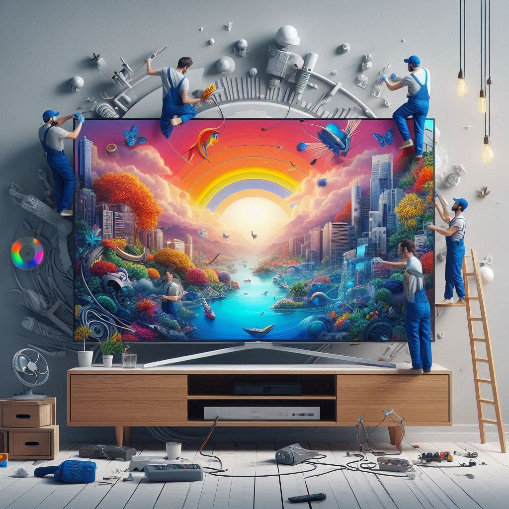 صيانة شاشات التلفزيون سامسونج